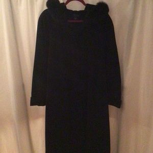 Steve by Searle Long Hooded Swing Coat-Never worn